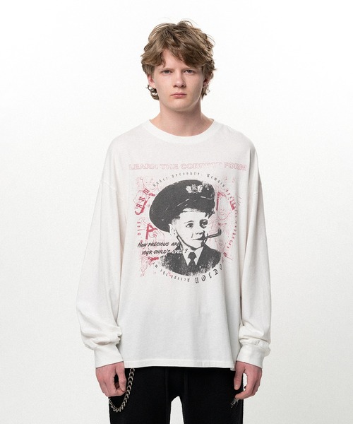 KAMIYA tシャツ LEARN THE CORRECT FORM” L/S T-shirt メンズ
