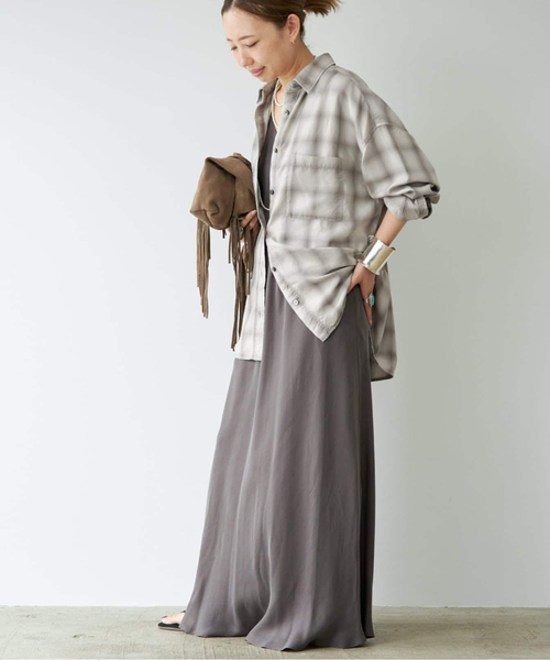 Deuxieme Classe（ドゥーズィエムクラス） ワンピース Cupro Camisole