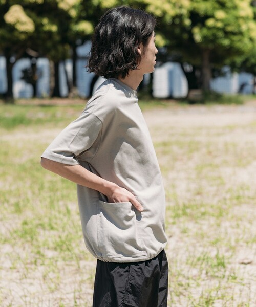 「FREAK'S STORE」 半袖Tシャツ「Wild Thingsコラボ」 MEDIUM グレイッシュベージュ メンズ_画像6