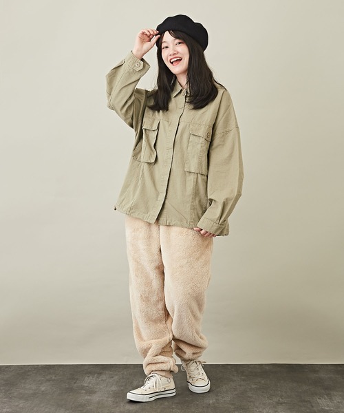 「CUBE SUGAR」 イージーパンツ M パープル レディース_画像3