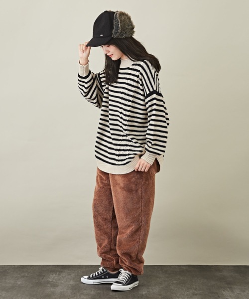 「CUBE SUGAR」 イージーパンツ M パープル レディース_画像9