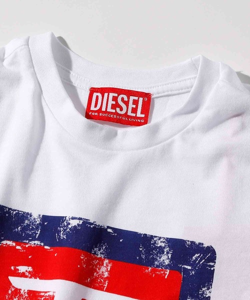 「DIESEL KIDS」 「KIDS」半袖Tシャツ 12Y ホワイト キッズ_画像5