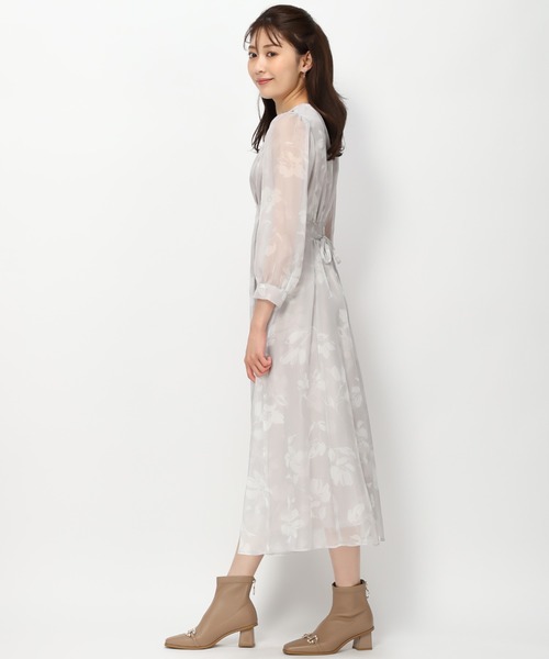 「MISCH MASCH」 長袖ワンピース S アイボリー レディース_画像2