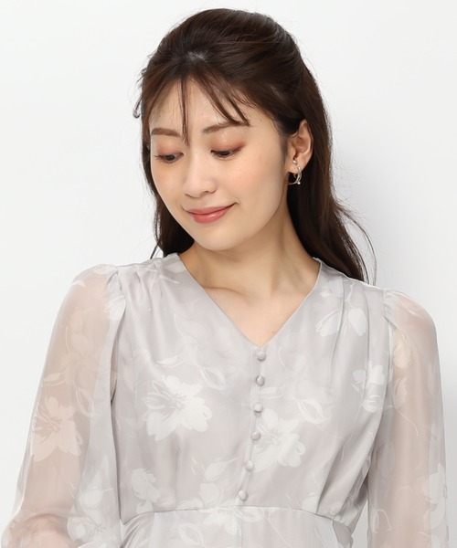 「MISCH MASCH」 長袖ワンピース S アイボリー レディース_画像9