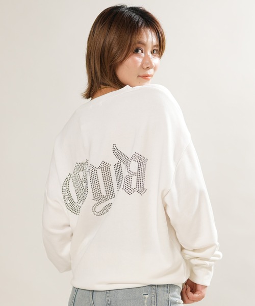 GYDA（ジェイダ） トレーナー スウェット ベッチュウ GG BACK BIJOU PO