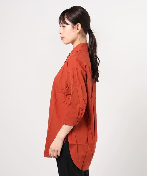 レディース シャツ ブラウス DOMENICO+SAVIO SIDE SLIT SHIRT｜zozo｜04