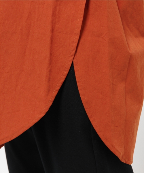 ブラウス シャツ DOMENICO+SAVIO SIDE SLIT SHIRT レディース DOMENICO+SAVIO ブラウス シャツ SIDE SLIT SHIRT レディース