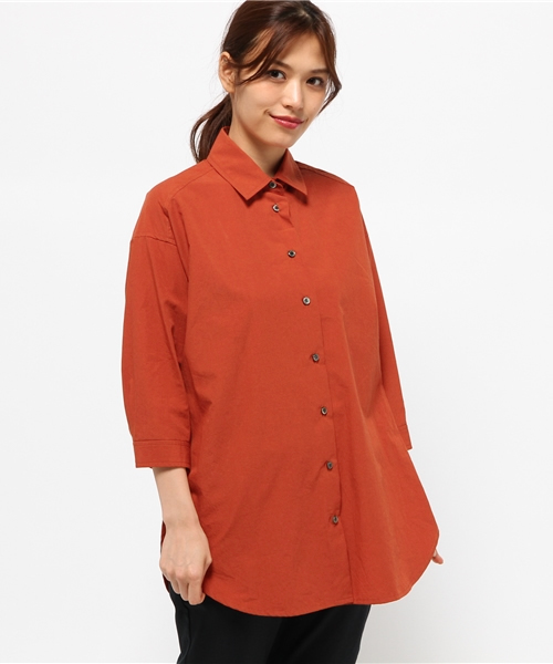 ブラウス シャツ DOMENICO+SAVIO SIDE SLIT SHIRT レディース DOMENICO+SAVIO ブラウス シャツ SIDE SLIT SHIRT レディース