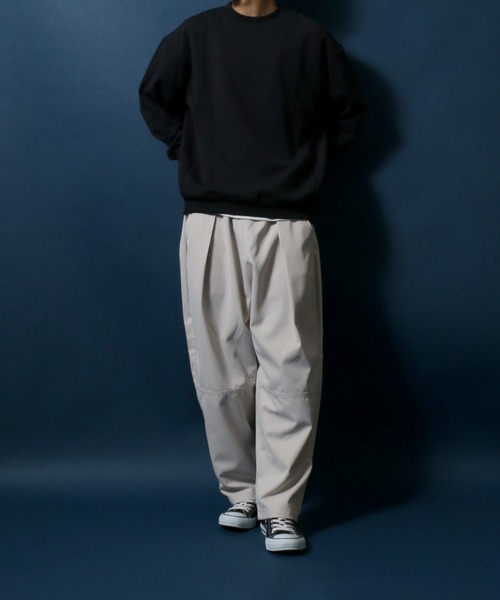 ANPAS トレーナー スウェット Ponte Fabric Oversize Sweatshirt 