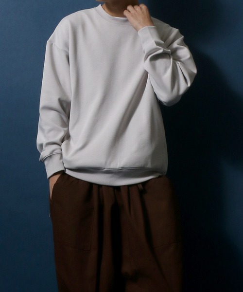 ANPAS トレーナー スウェット Ponte Fabric Oversize Sweatshirt 