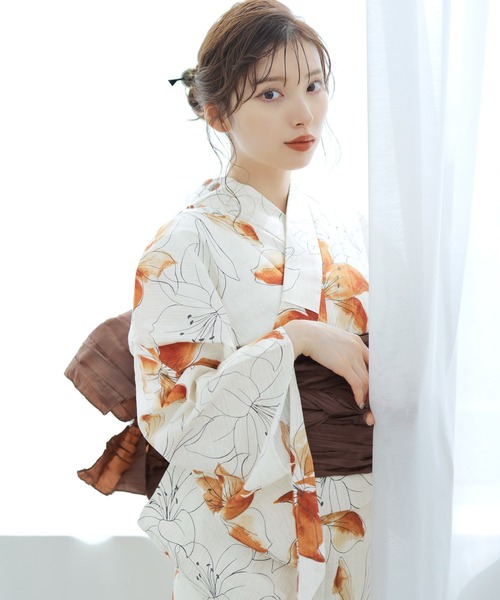Dita 和歌山染工日本染め（ゆかた・兵児帯・着付け本） 1人で着られる浴衣5点セット 和歌山染工日本染め（ゆかた