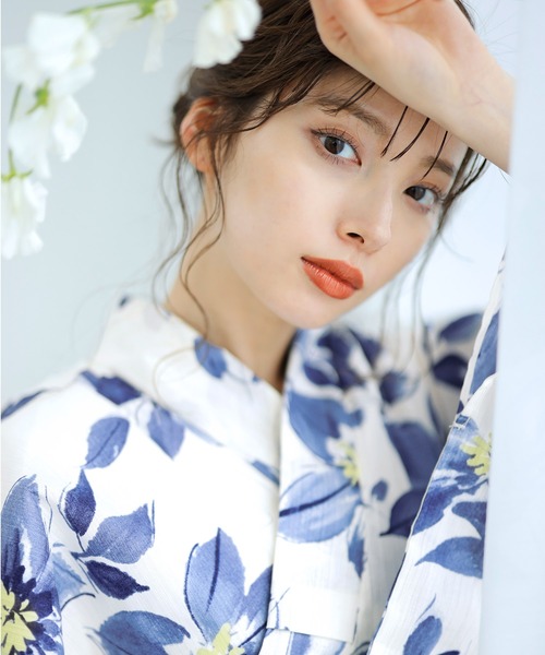 Dita 浴衣 1人着られる（浴衣・兵児帯・下 駄） Dita 浴衣 1人で着られる浴衣5点セット 和歌山染工日本染め