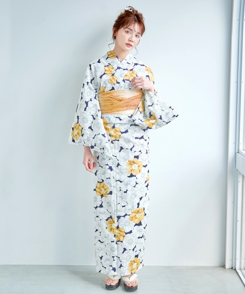 Dita 浴衣 1人で着られる浴衣5点セット 和歌山染工日本染め