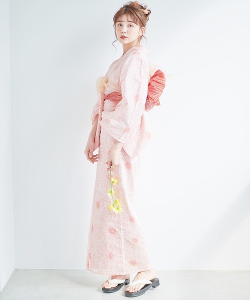 Dita 浴衣&兵児帯セット1度着用のみ 浴衣 セット レディース[品番：DITW0002116]｜Dita（ディータ