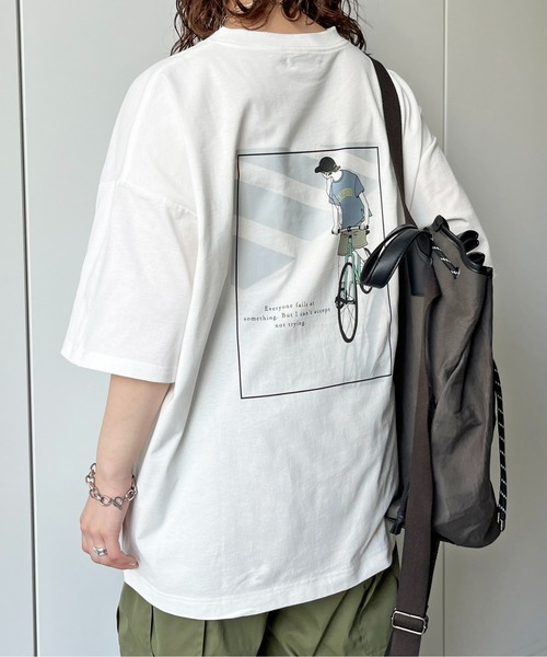 新品未使用 PICONE イラストプリント 半袖Tシャツ 40