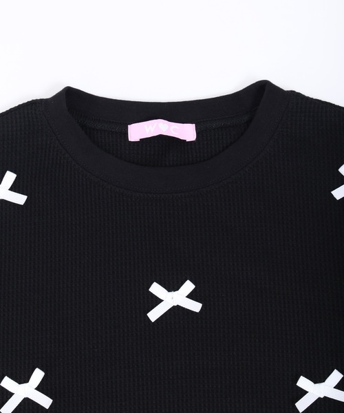 tシャツ ミニリボンコンパクトワッフルT レディース : ZOZOTOWN