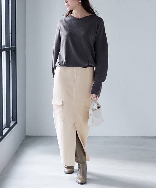 ur's（ユアーズ） スカート ダブルポケットカーゴタイトスカート