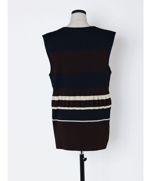 VEQUM ニット セーター 「VEQUM」SWITCHING KNIT VEST