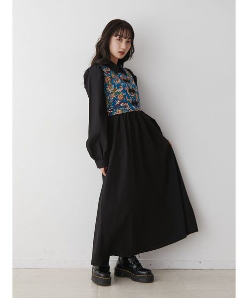 jouetie（ジュエティ） ワンピース ゴブランチャイナフレアワンピース