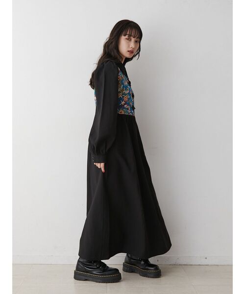ジュエティ　ワンピース jouetie（ジュエティ） ワンピース ゴブランチャイナフレアワンピース