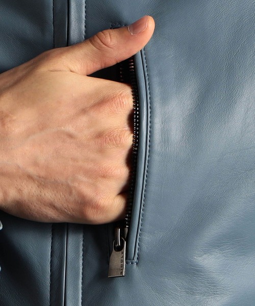 MONSIEUR NICOLE（ムッシュニコル） 革ジャン ライダース ラムレザー