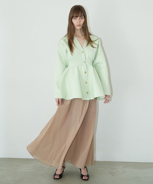 CLANE（クラネ） ロング スカート SHEER FLARE MERMAID SKIRT