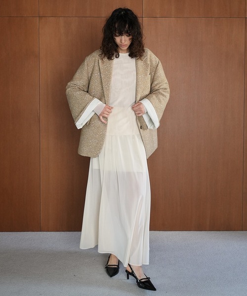 CLANE（クラネ） スカート SHEER FLARE MERMAID SKIRT : ZOZOTOWN