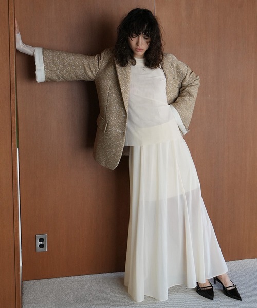 CLANE（クラネ） スカート SHEER FLARE MERMAID SKIRT : ZOZOTOWN
