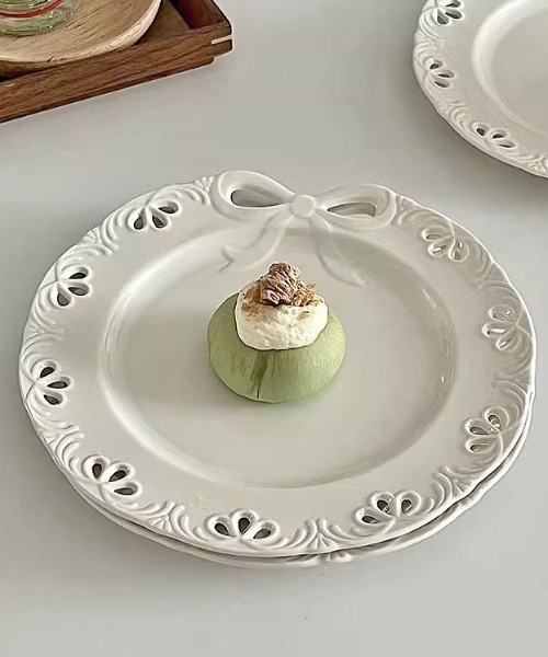 ヴィンテージ 皿 食器 Retro ribbon antique plate : ZOZOTOWN Yahoo!店 - 通販 - Yahoo