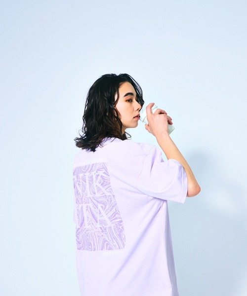 tシャツ 「NIKITA/ニキータ」レディースオーバーサイズシルエットTシャツ　UPF50+　N DRT OVERSIZED MARBLE SS TE NIKITA tシャツ 「NIKITA/ニキータ」レディースオーバーサイズ
