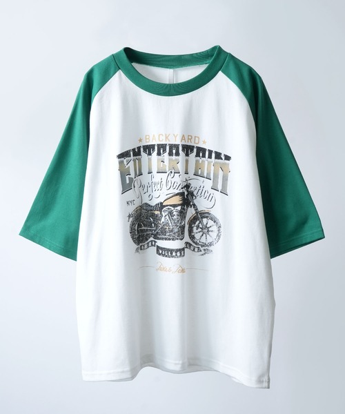おしゃれスタ tシャツ リンガーTシャツ/ラグランTシャツ「IR」 メンズ