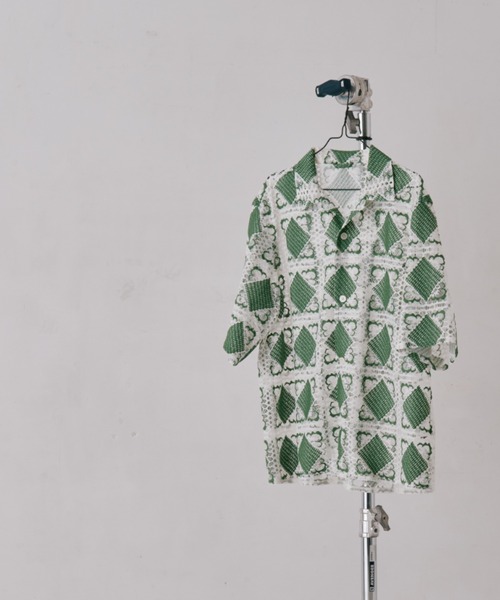 NANO universe（ナノ・ユニバース） シャツ カットブローシェレース