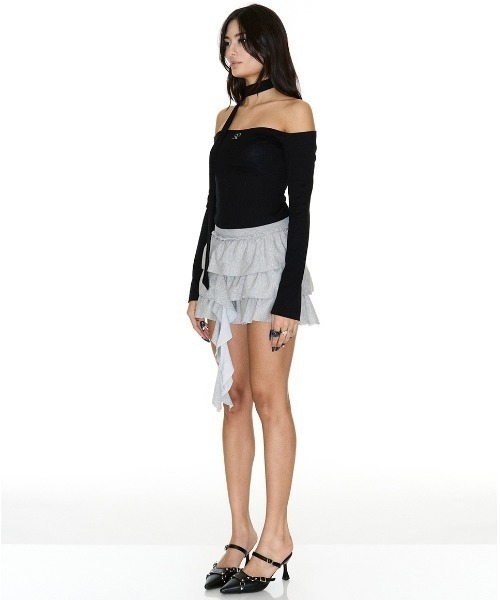tシャツ 「SETSETSET」JENNIE OFF-SHOULDER LOGO TOP レディース SETSETSET tシャツ 「SETSETSET」JENNIE OFF-SHOULDER LOGO TOP