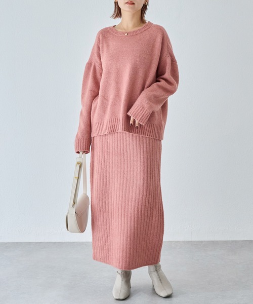 LAVEANGE（ラビアンジェ） ワンピース 「洗える」ニットセットアップ