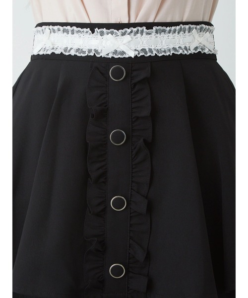 Ank Rouge（アンクルージュ） パンツ はしごリボンフレアスカパン