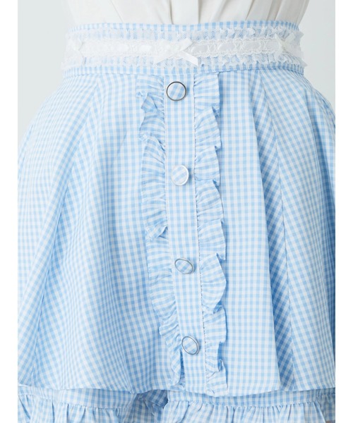 Ank Rouge（アンクルージュ） パンツ はしごリボンフレアスカパン