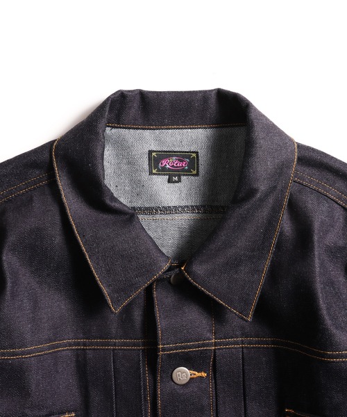 専用　TRACKER JACKET DENIM MデニムジャケットGジャン ROTAR デニムジャケット gジャン 12oz Denim Tracker Jacket