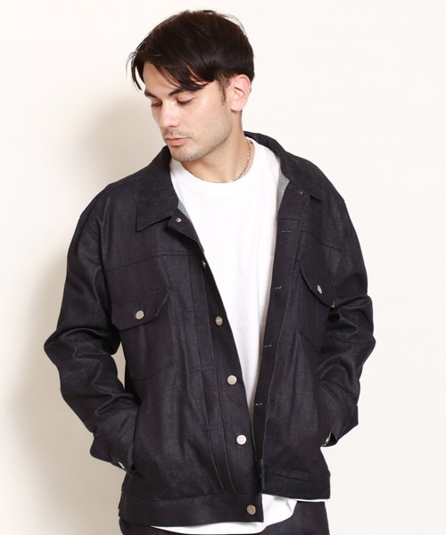 専用　TRACKER JACKET DENIM MデニムジャケットGジャン ROTAR デニムジャケット gジャン 12oz Denim Tracker Jacket