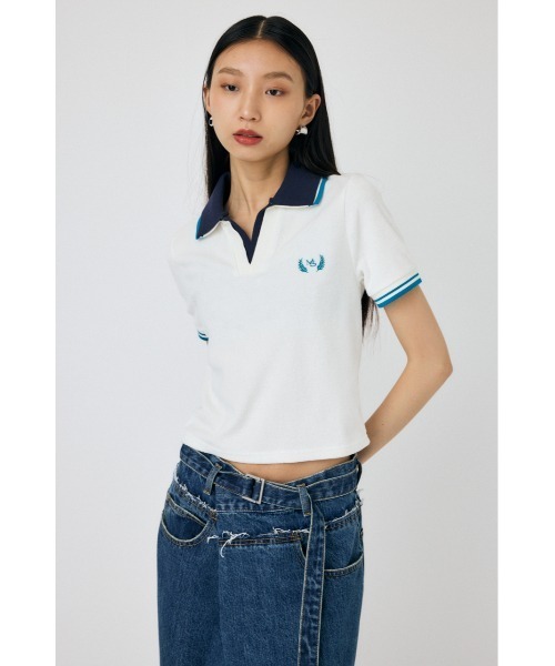 tシャツ DOUBLE COLLAR PILE SKIPPER Tシャツ レディース