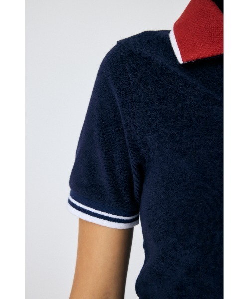 tシャツ DOUBLE COLLAR PILE SKIPPER Tシャツ レディース moussy｜DOUBLE COLLAR PILE SKIPPER Tシャツ | Rakuten Fashion