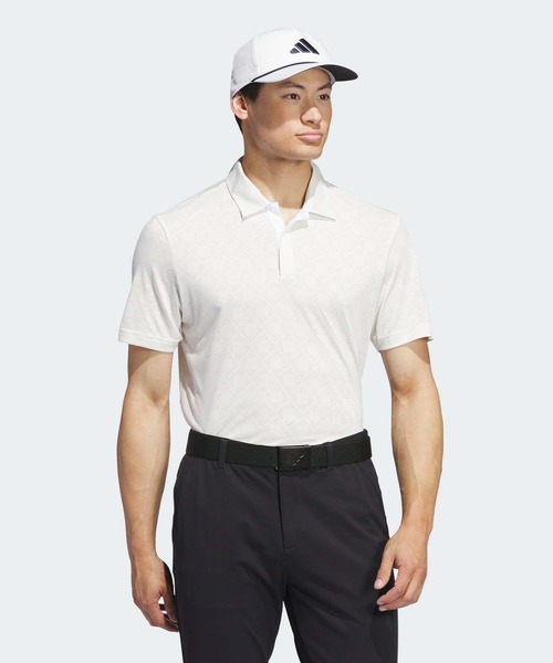 adidas ポロシャツ HEAT.RDY ジャガード半袖シャツ「adidas Golf