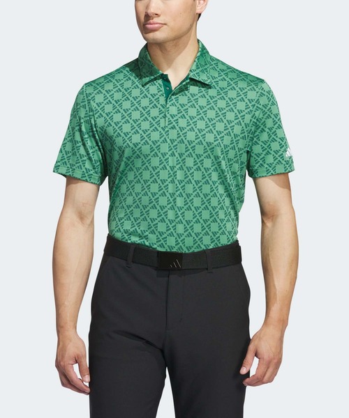 adidas ポロシャツ HEAT.RDY ジャガード半袖シャツ「adidas Golf