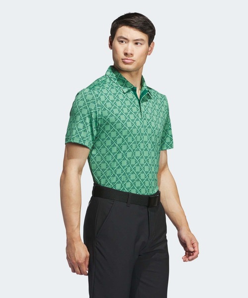 adidas ポロシャツ HEAT.RDY ジャガード半袖シャツ「adidas Golf