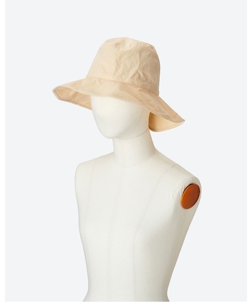 美品　キジマタカユキ　帽子　ハット　ホワイト KIJIMA TAKAYUKI 帽子 ハット 「KIJIMA TAKAYUKI/キジマタカユキ