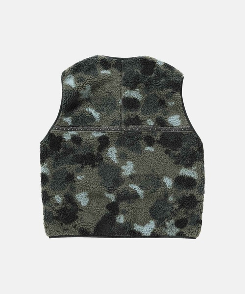 ベスト ジレ 「Gramicci×and wander」JQ TAPE FLEECE VEST(WOMENS) | JQテープフリースベスト レディー and wander ベスト ジレ 「Gramicci×and wander」JQ TAPE FLEECE