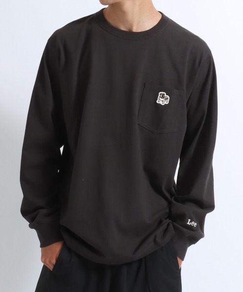 Lee tシャツ Lee（リー）ワンポイントロゴポケットロンT メンズ