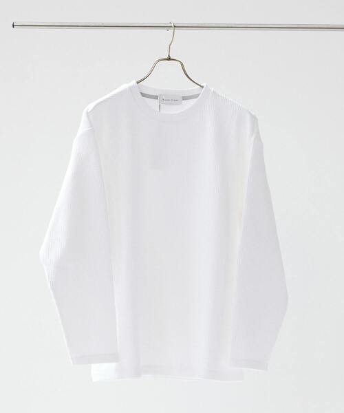 【MASTER FRAME】コットンライクワッフルクルーネックロングスリーブTシャツ MASTER FRAME】コットンライクワッフルクルーネックロング