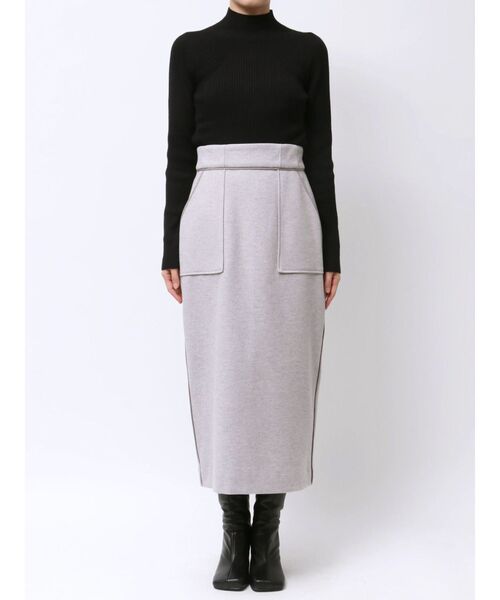 ELENDEEK（エレンディーク） スカート パイピングストレートスカート