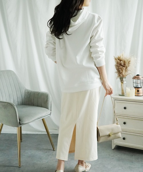 aimoha（アイモハ） パーカー 「Aimoha」ソリッドカラーのフード付き