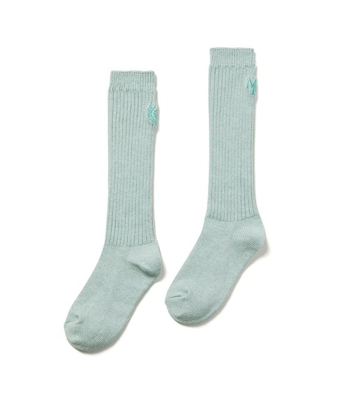 ●Mardi Mercredi●LONG SOCKS MRD LOGO_4足SET Mardi Mercredi 靴下 LONG SOCKS MRD LOGO レディース